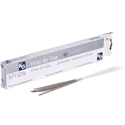 TIRA DE LIXA 4MM STRIPS MEDIA 12UN - KG SORENSEN