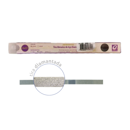 Tira de Lixa de Aço Diamantada Serrilhada - ORALTECH Tira de Lixa de Aço Diamantada Serrilhada - ORALTECH