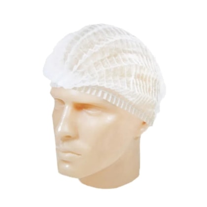 Touca Sanfonada Branca Descartável - AMED Touca Sanfonada Branca Descartável - AMED