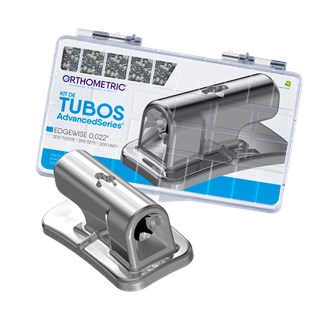 Tubo Advanced Simples Cola Edgewise/Rickets 022 Kit - Orthometric