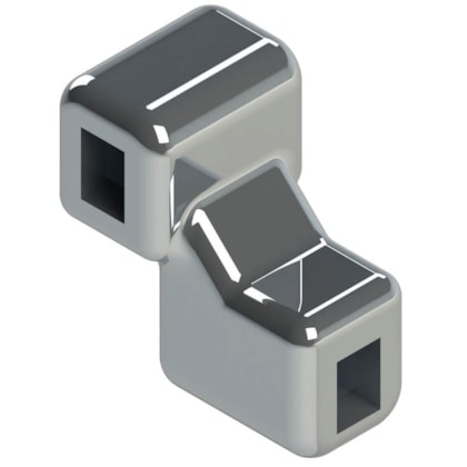 Tubo de Aço Cruzado com Recuo Cervical 0,56mm - MORELLI Tubo de Aço Cruzado com Recuo Cervical 0,56mm - MORELLI